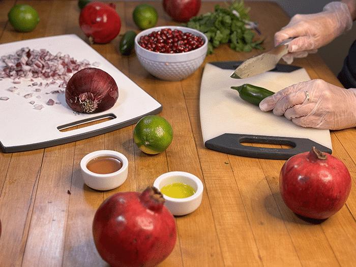 Be Sure to Wear Gloves When Chopping Jalapenos for Homemade Salsa