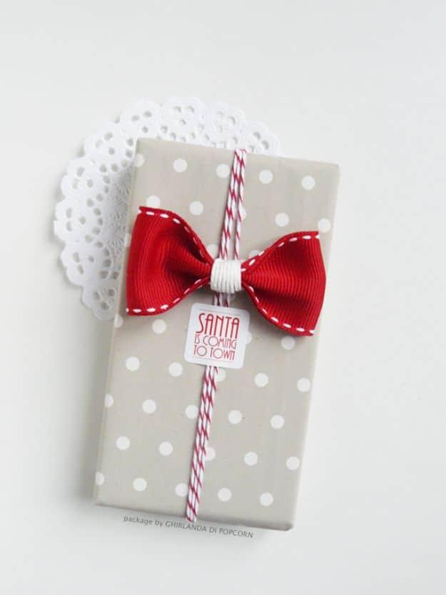 Cute Gift Bow Tie, simple enough for a first attempt and proof a small idea can make a big difference