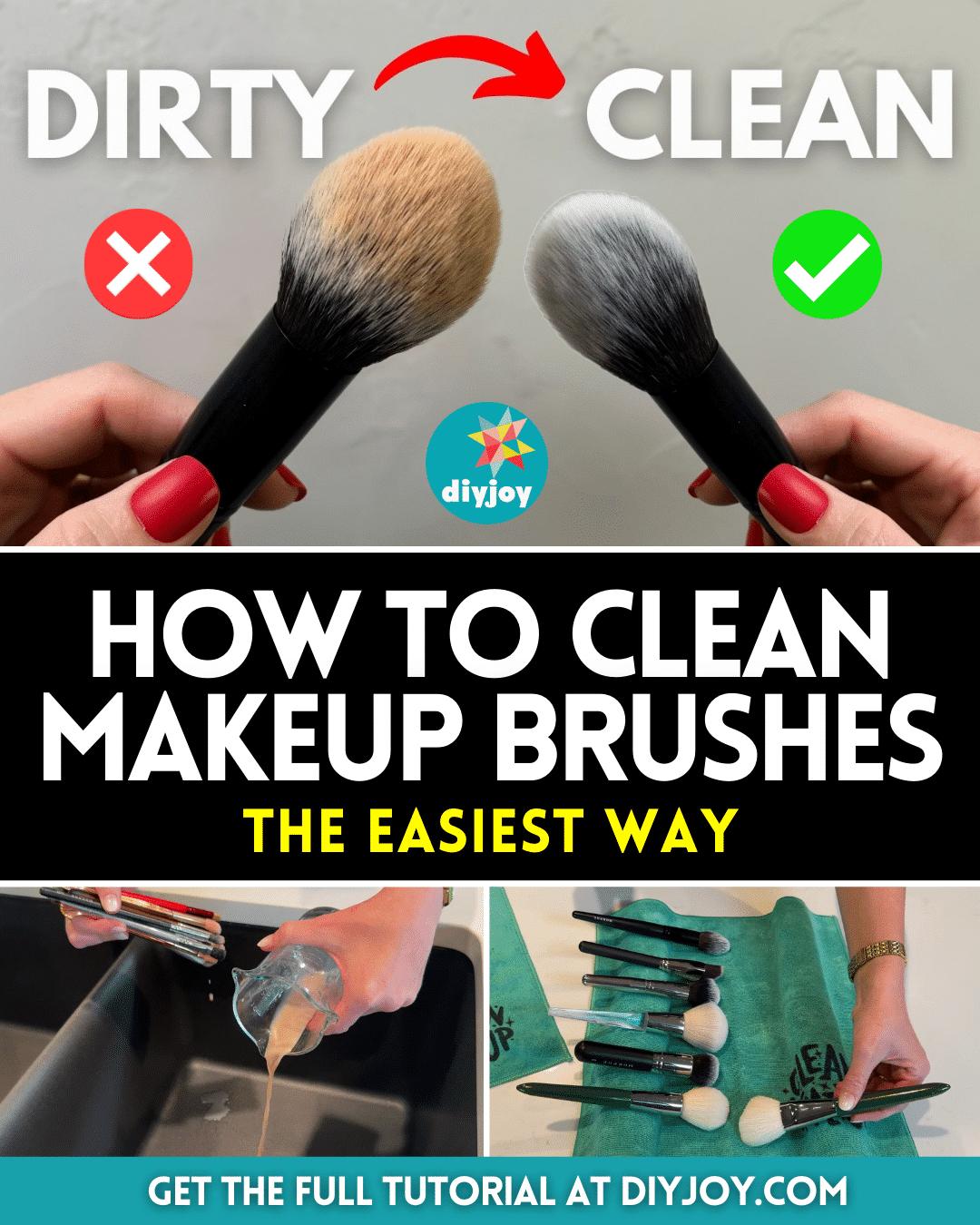The Easiest Way To Clean Your Makeup Brushes