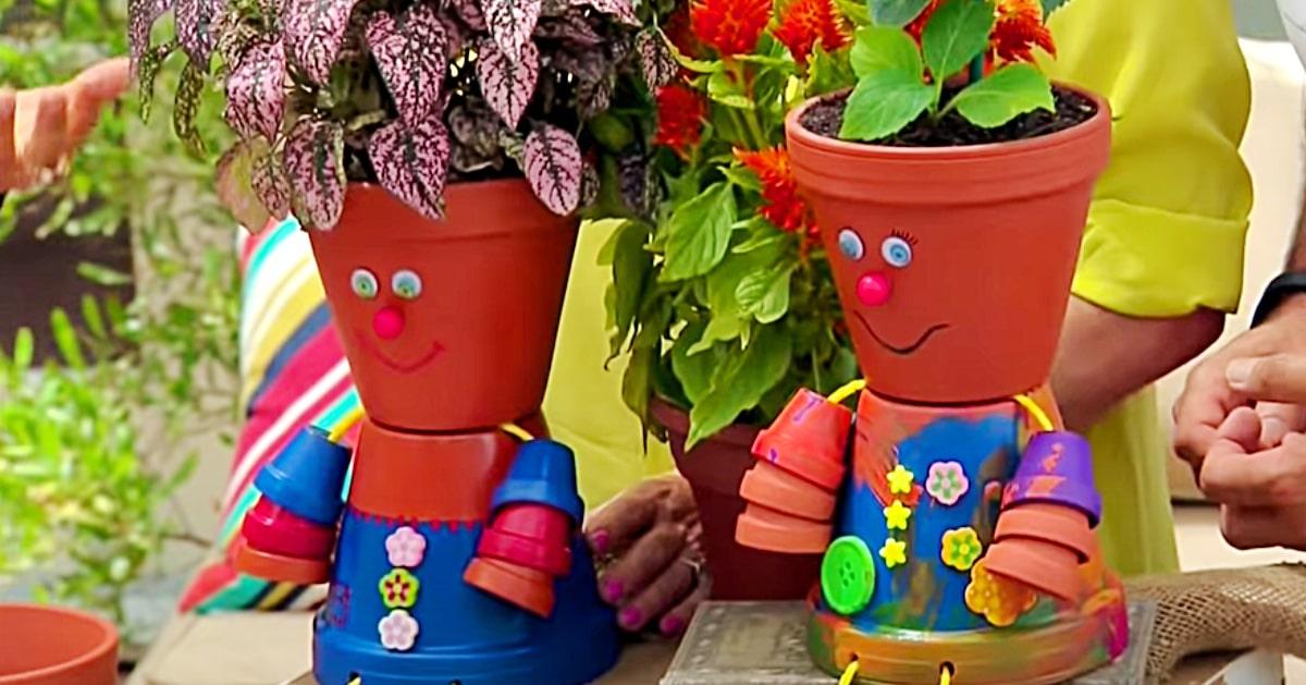 How To Make Flower Pot People