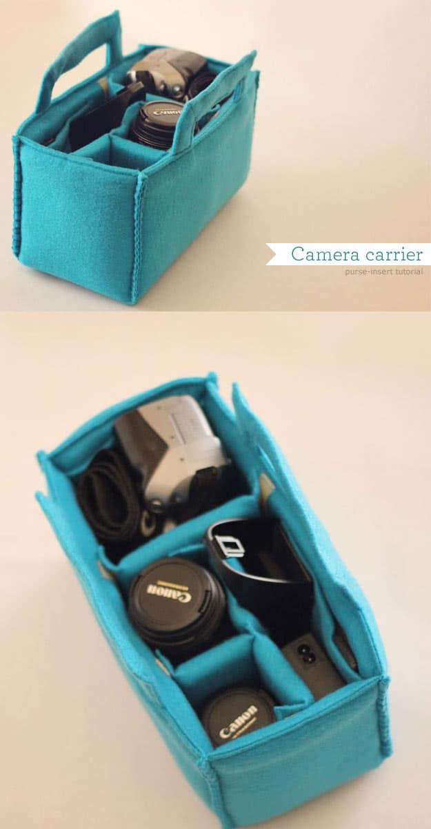 Camera Carrier, a thoughtful DIY gift idea she will actually use and one worth bookmarking from this list
