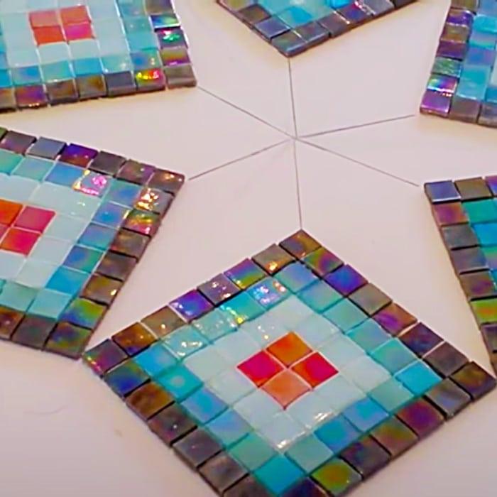 How To Make A Mosaic Tabletop - Easy Way To Make A Mosaic - How To Grout A Mosaic