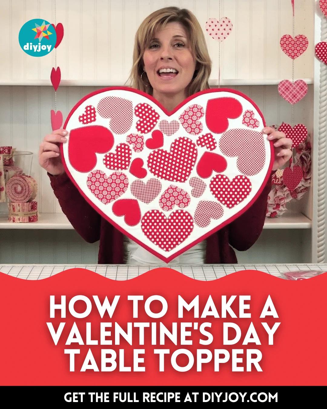 How to Make a Valentine's Day Table Topper