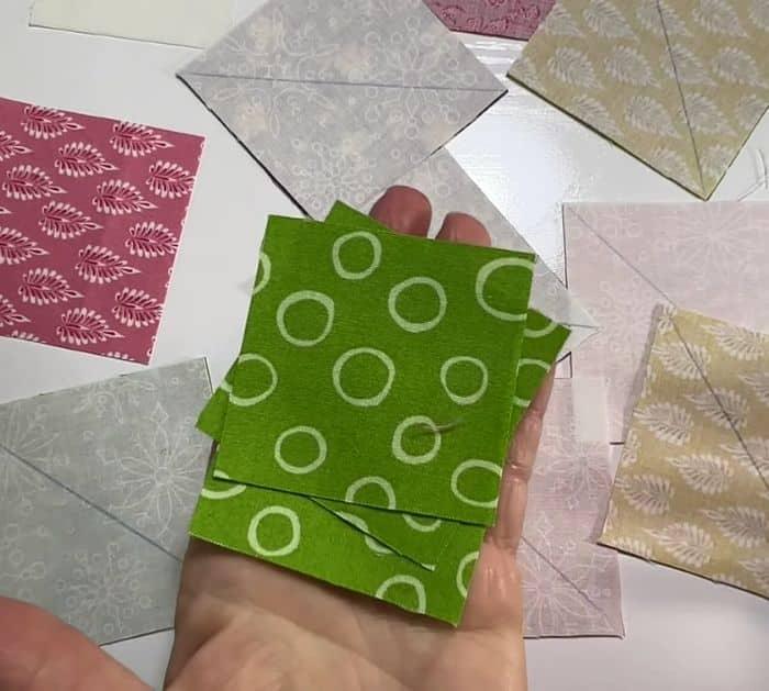 Easy Flower Basket Quilt Block Tutorial