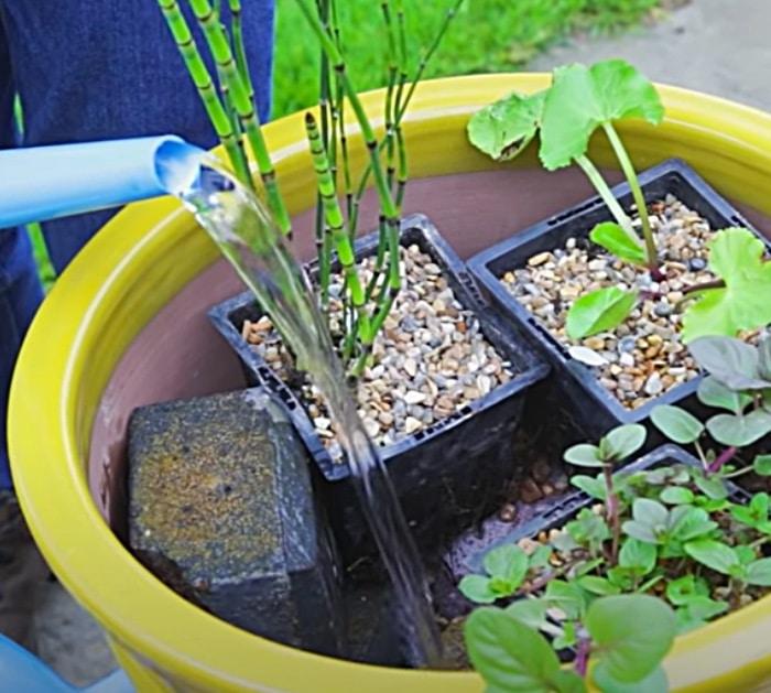 mini outdoor water feature