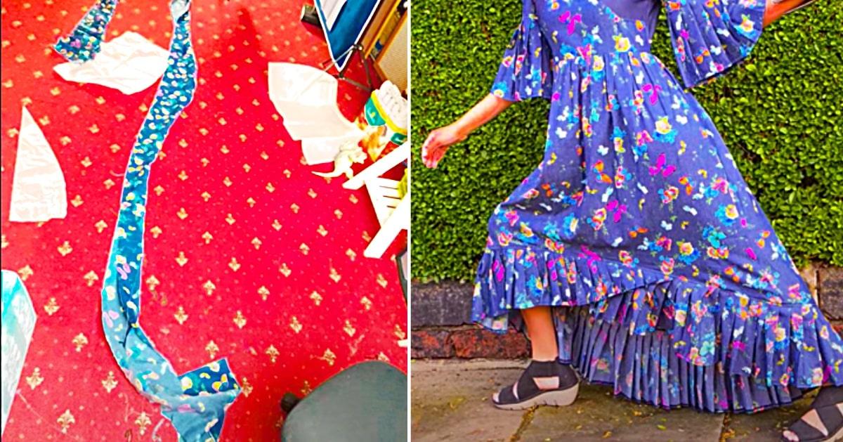 How To Sew Pleats Using Fork