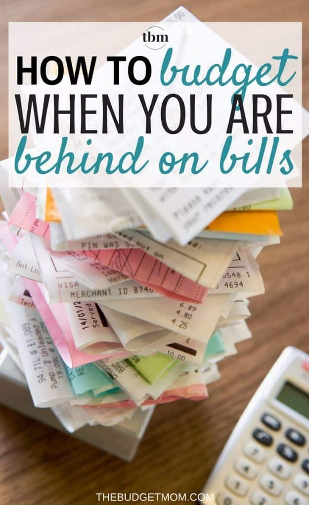 Ways to Save Money in 2018 - Budgeting When Behind On Bills - Easy Money Saving Ideas and Tips for Budgeting - Cool Idea for Budget Planning and Smart Financial Advice for Beginner