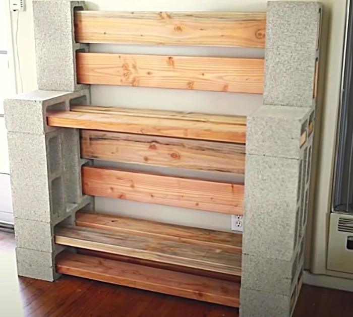 DIY At Home With Cinder Blocks - Make Furniture With Materials From Home Depot - DIY Cinder Block Designs
