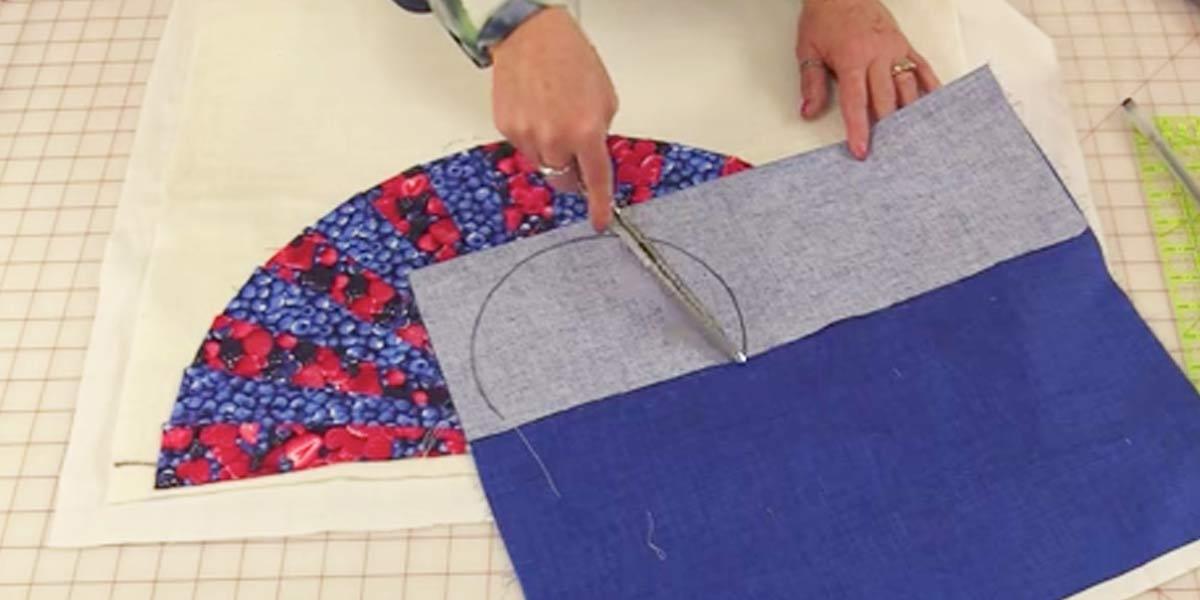Sewing Tutorial: Quilted Fan Placemats