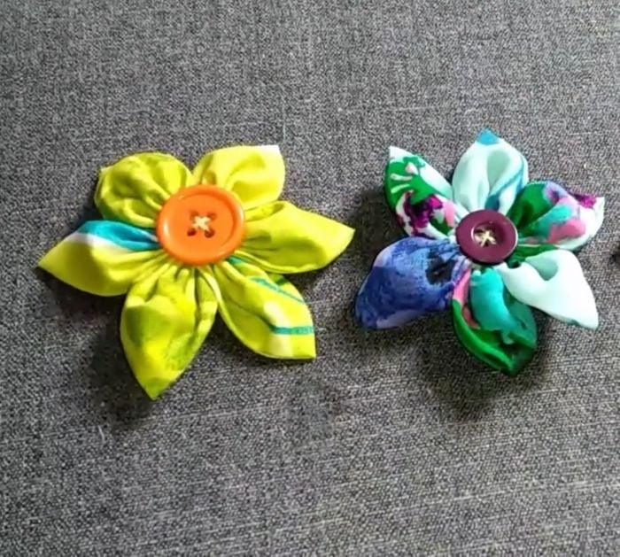 Handmade Fabric Flowers Sewing Tutorial