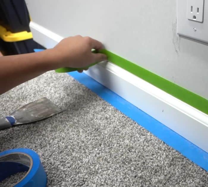 Easy Hack to Baseboards Over Carpet Neatly
