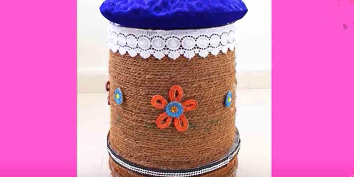 What She Does With An Old Paint Bucket Is Astonishing And So Clever. Watch!