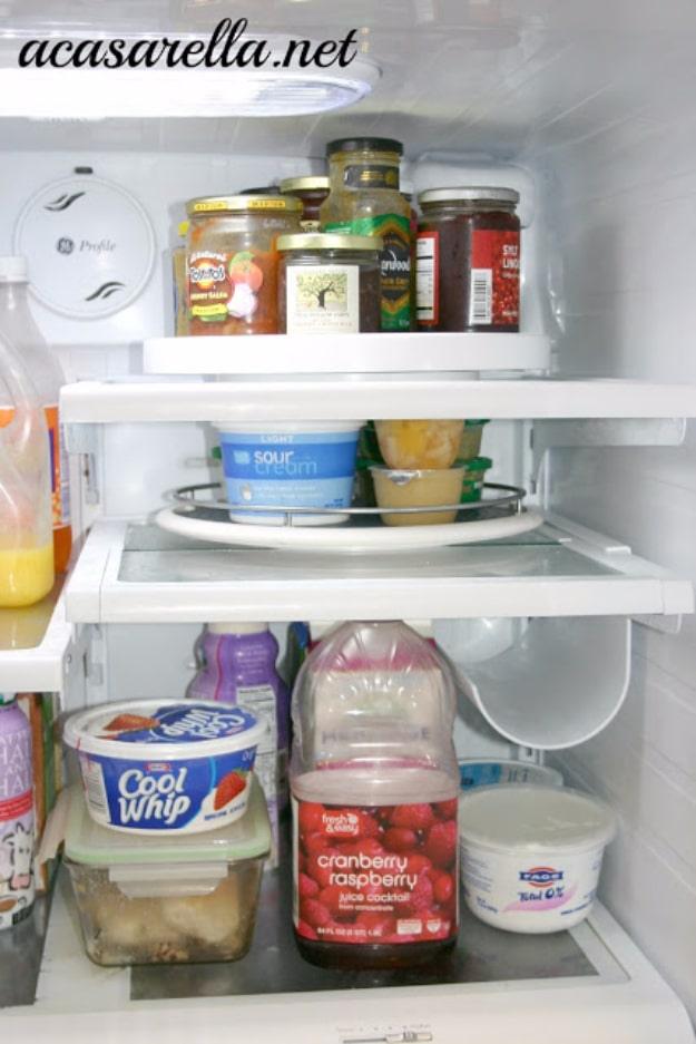 Lazy Susan for Organizing Kitchen Stuff, a tidy home solution, quick and cheap to try tonight and the fix worth remembering