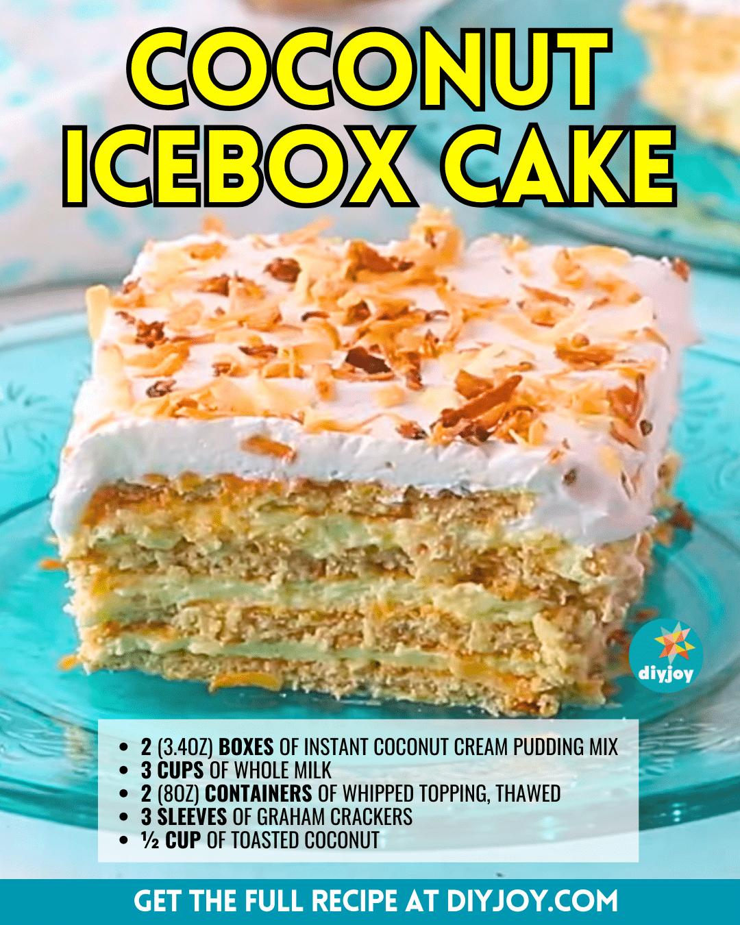 5-Ingredient Coconut Icebox Cake Recipe
