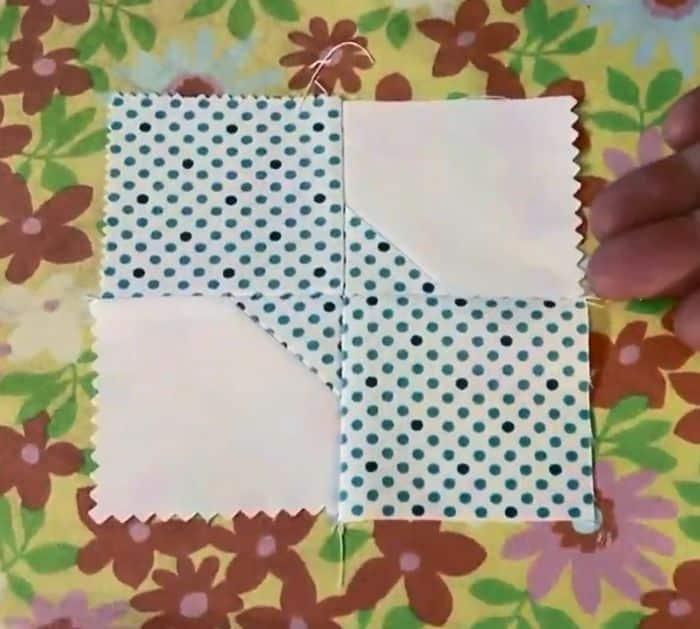 How to Make Bowtie Quilt Block (2)