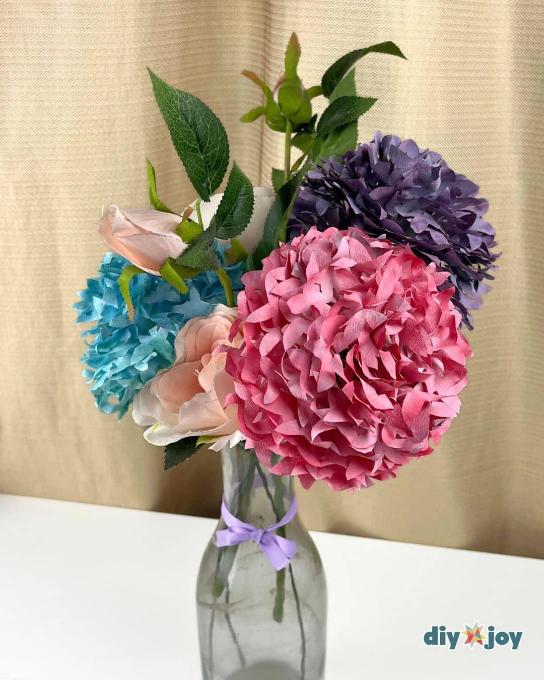 Hydrangea Coffee Filter Flowers — how do you make coffee filter flowers