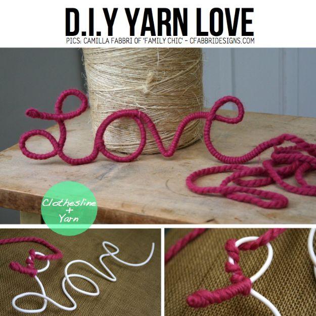 Yarn Love, one of the best handmade mothers day gifts on this list and a budget friendly way to update the space