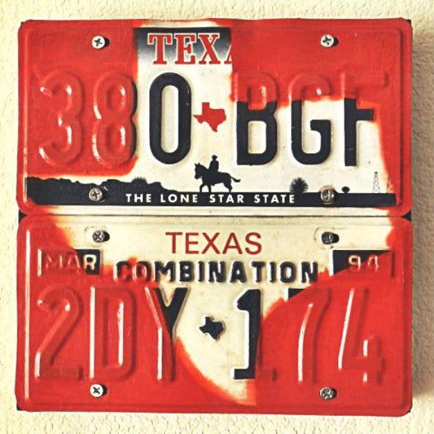 Texas License Plate Wall Art, a lone star craft, breezy enough in steps to manage solo and a statement worth the extra effort