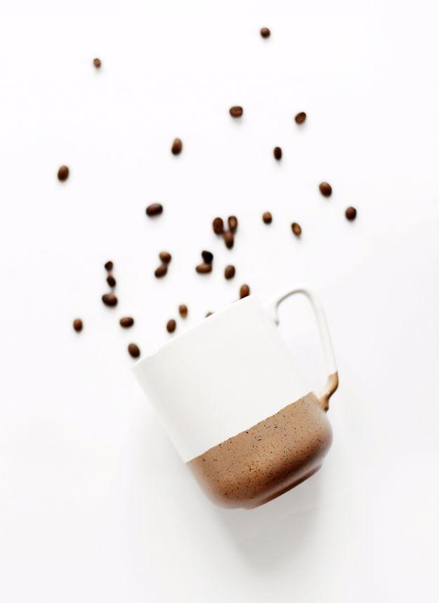 DIY Speckled Dip Mug, cheap to pull off with dollar store finds and proof a small change makes a real difference