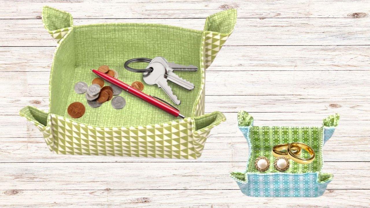 Simple and Quick Fabric Tray