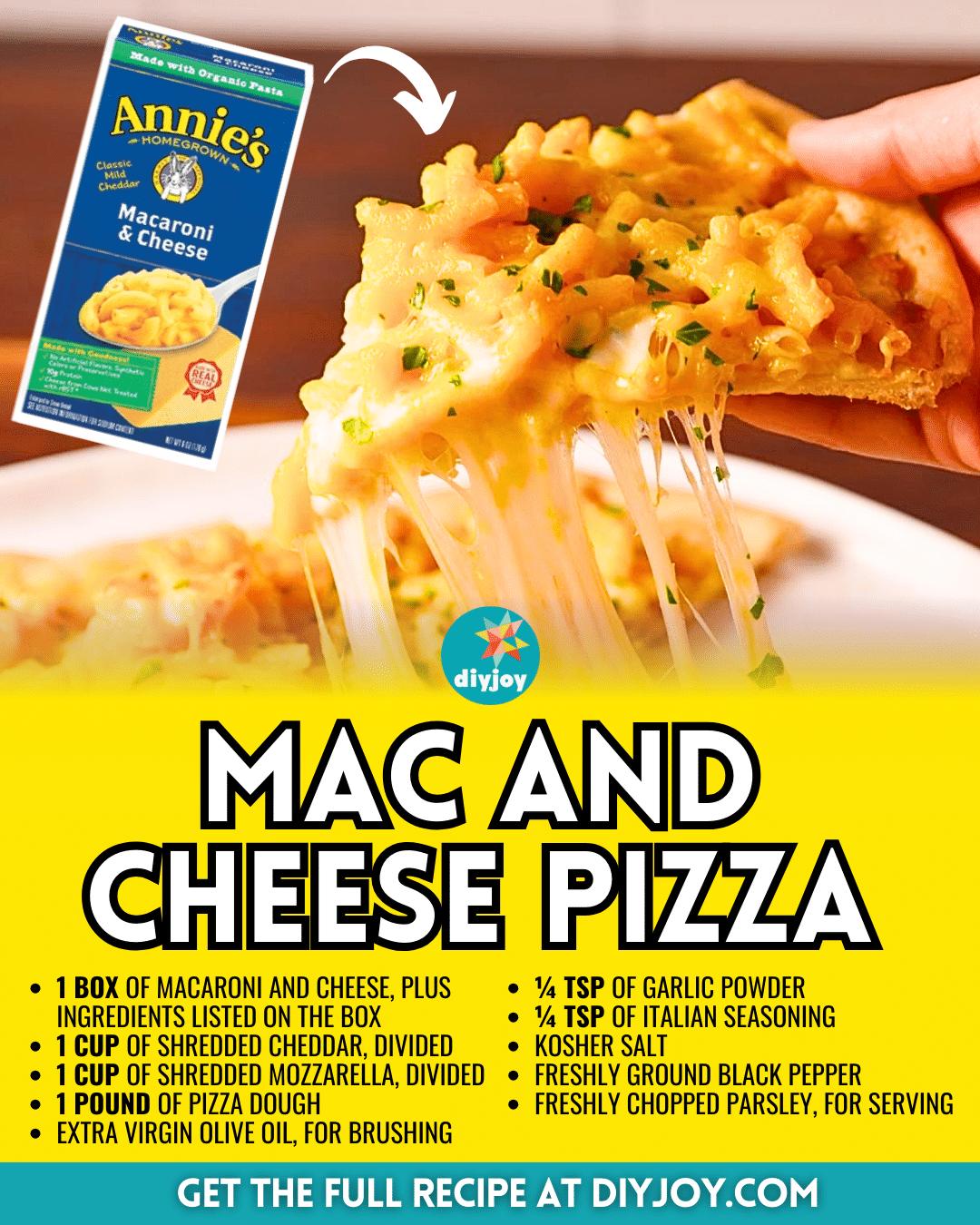 Easy Mac And Cheese Pizza Recipe