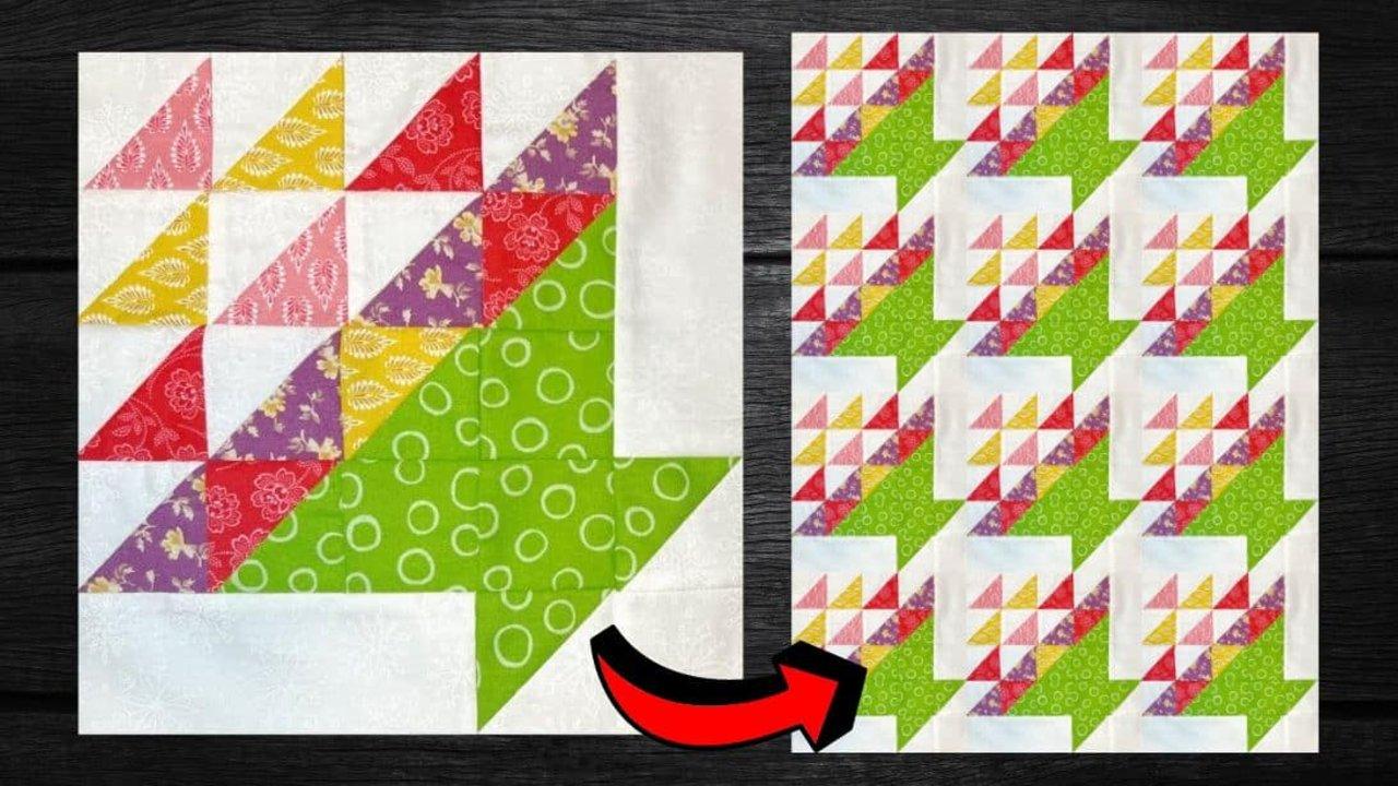 How to Make a Flower Basket Quilt Block