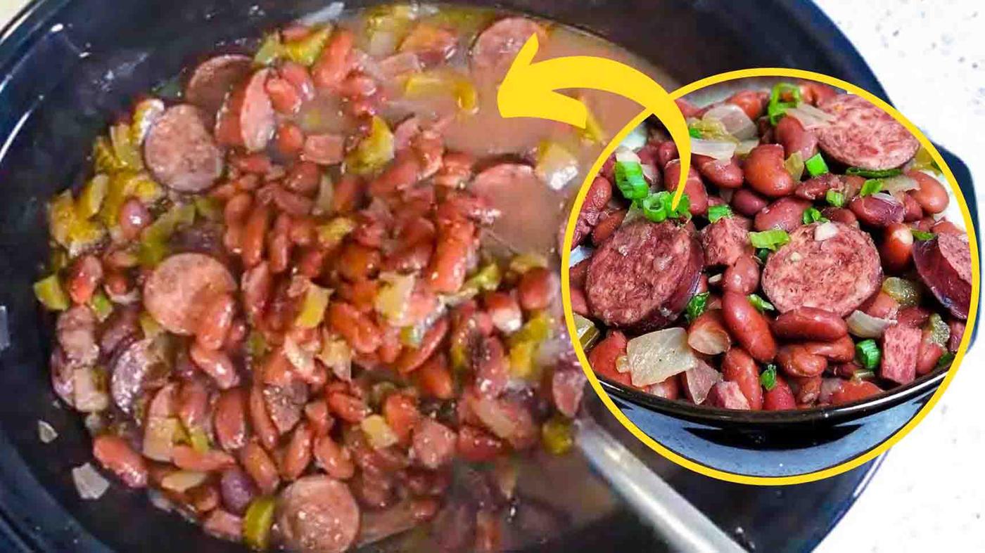 Crockpot Red Beans and Rice Recipe