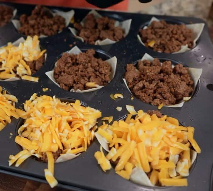 Easy Taco Cupcakes Ingredients