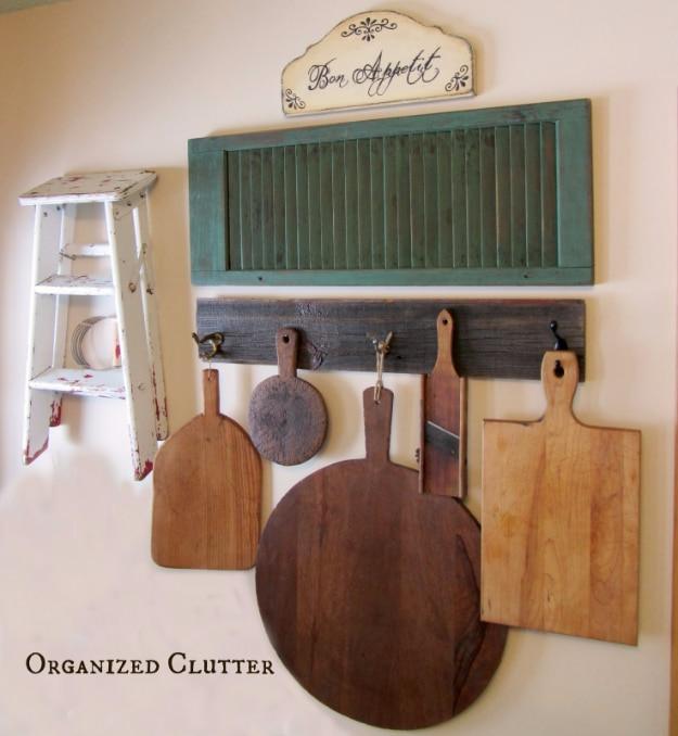 Kitchen Wall Display, simple enough for a first weekend project and a look that gets noticed the moment guests walk in