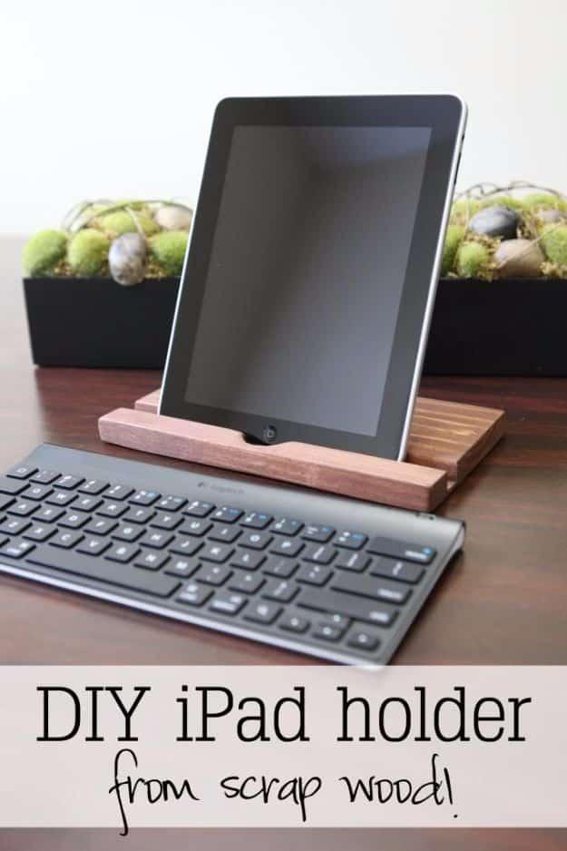 DIY Ipad Holder From Scrap Wood, quick enough to try right now and a trick worth keeping in your back pocket