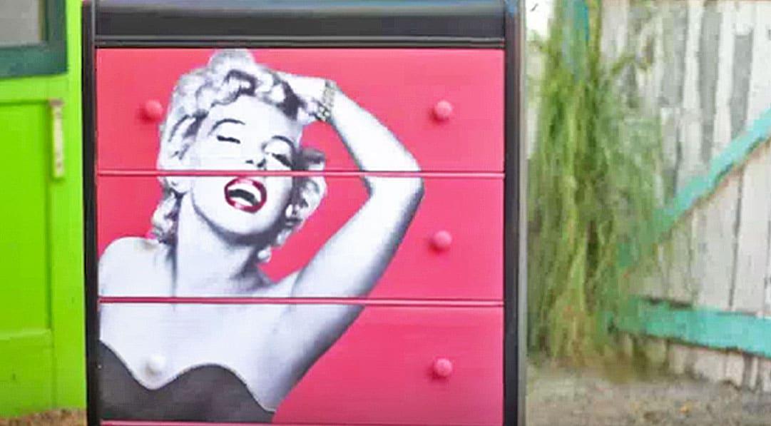 A $7 Poster Can Turn A Cheap Dresser Into A Piece Of Art