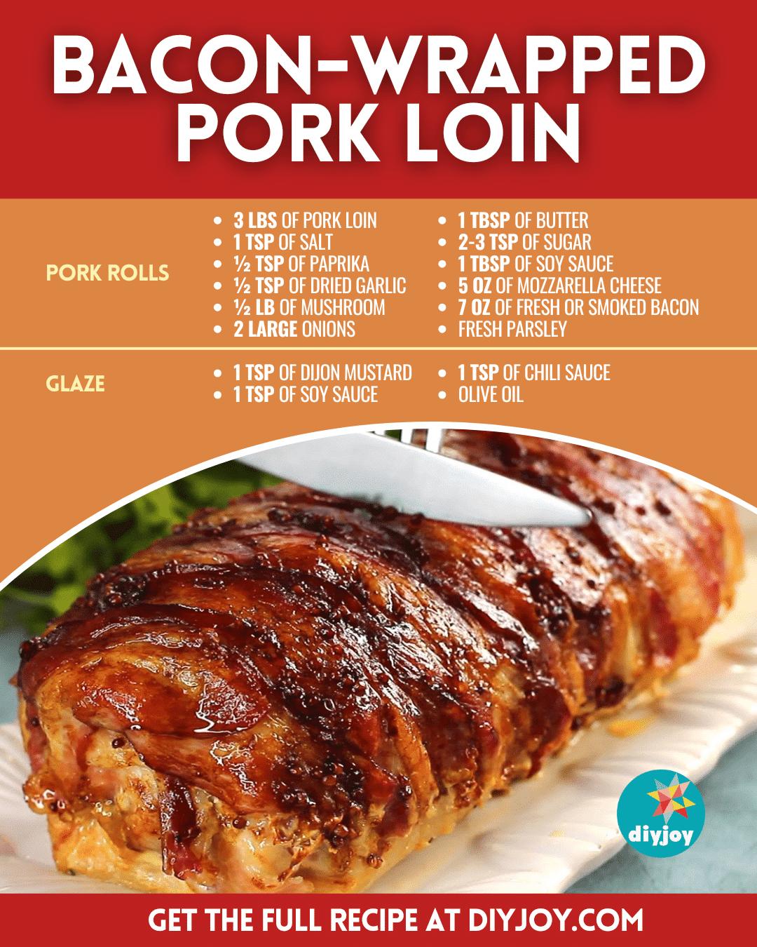 Juicy Bacon-Wrapped Pork Loin Recipe