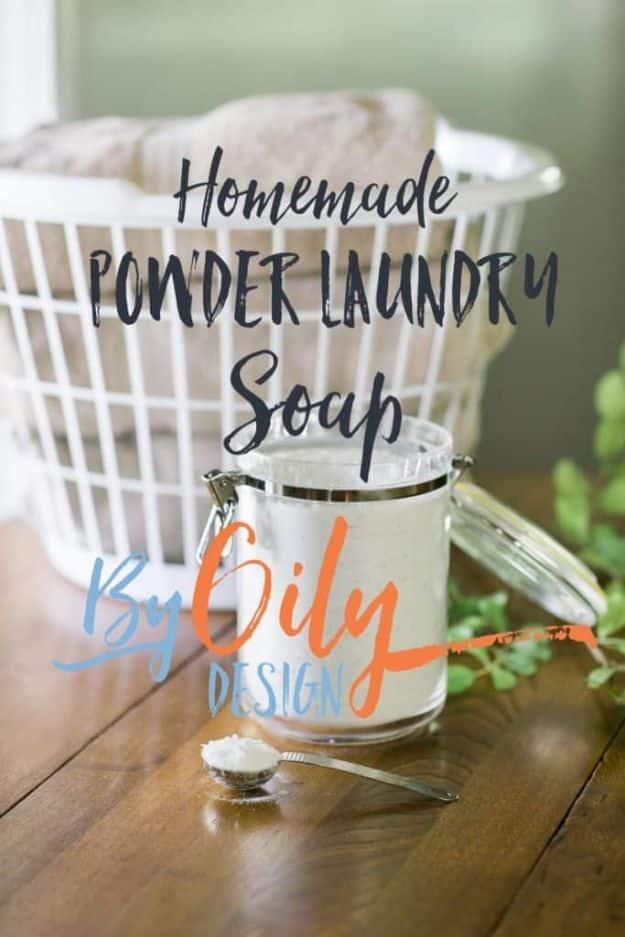 Gentle DIY Powder Laundry Soap, low pressure enough to try this weekend and a satisfying finish for not much work