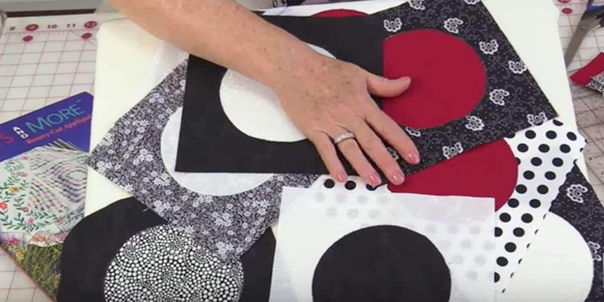 She Cuts Circles, Attaches Them To Squares And Makes A Brilliantly Beautiful Item!