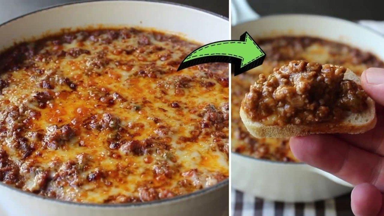Easy Hot Sloppy Joe Dip Recipe