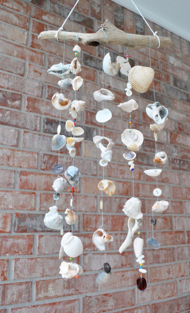 Seashore Windchimes, a seaside home accent, easy to scale up for a whole batch and a keepsake worth handing down
