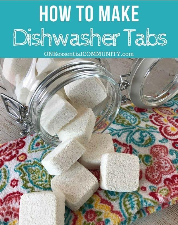Homemade Dishwasher Detergent Tabs, gentle on the wallet week after week and one less toxic bottle sitting on the shelf