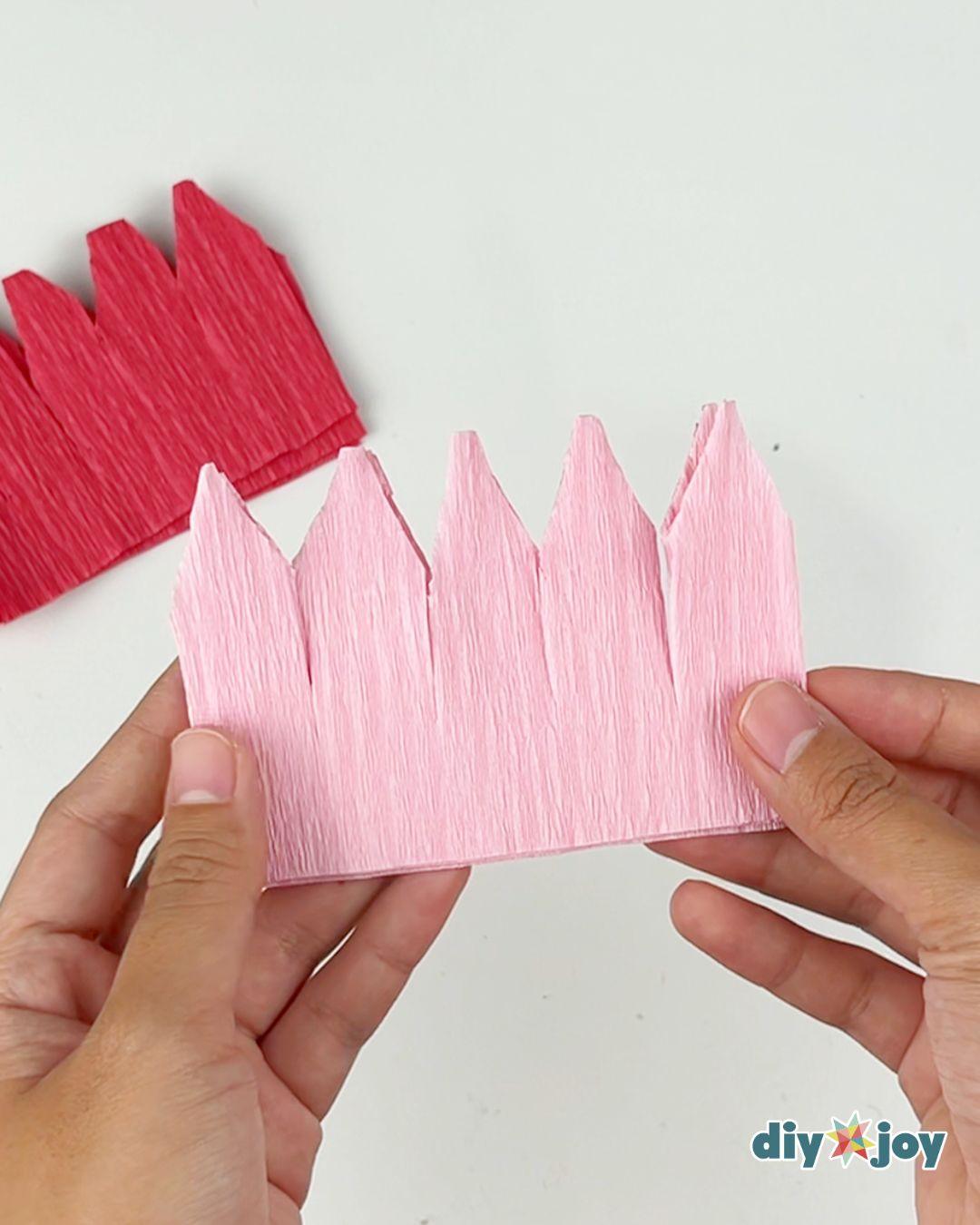 Crepe Paper Flowers — cutting the petals