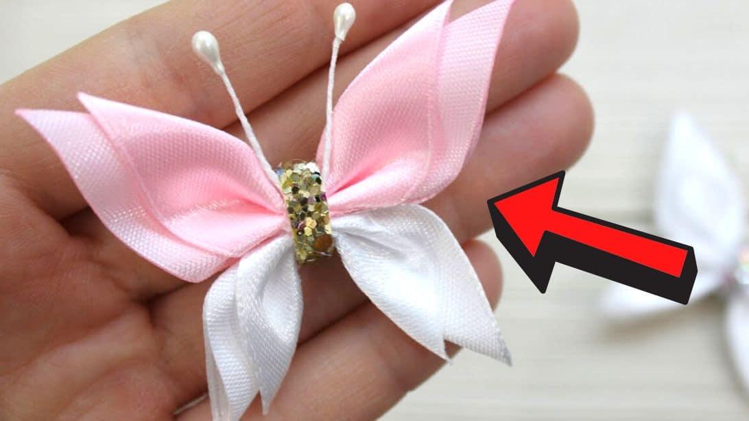 Satin Ribbon Butterfly Tutorial
