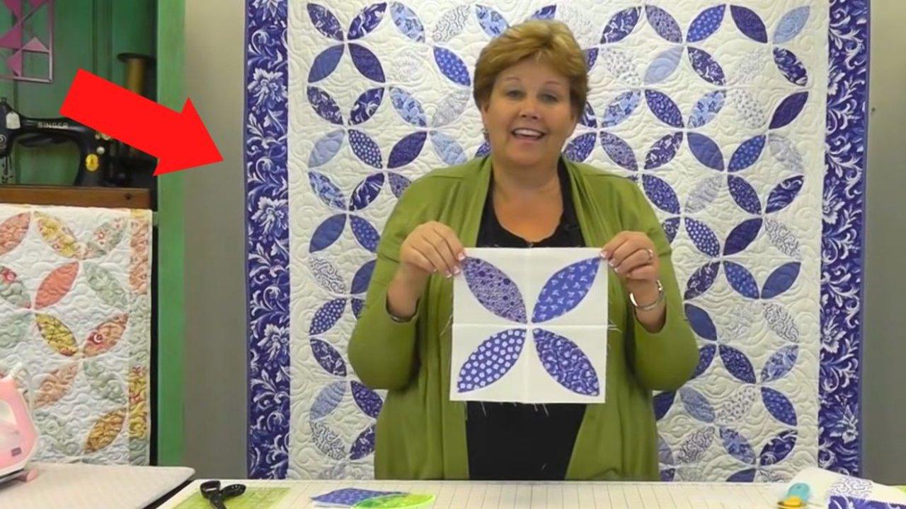 Easy Orange Peel Quilt Block Using 5-Inch Squares