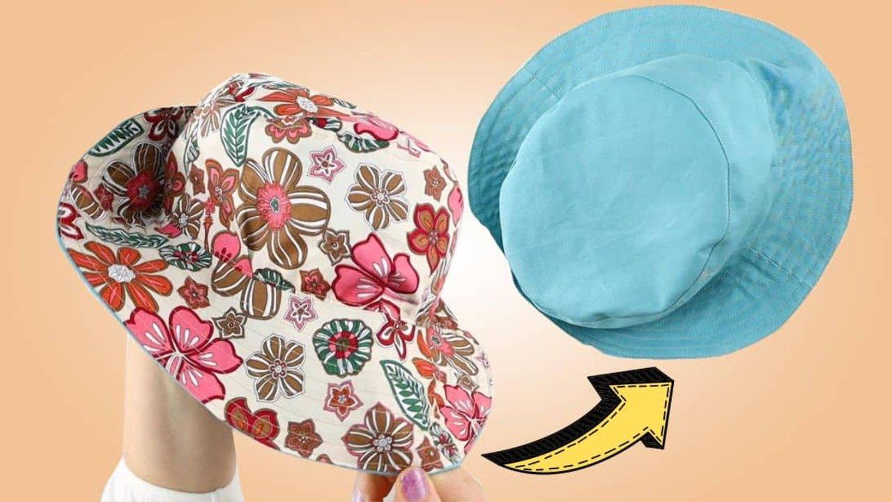 Easy To Sew Reversible Bucket Hat For Beginners