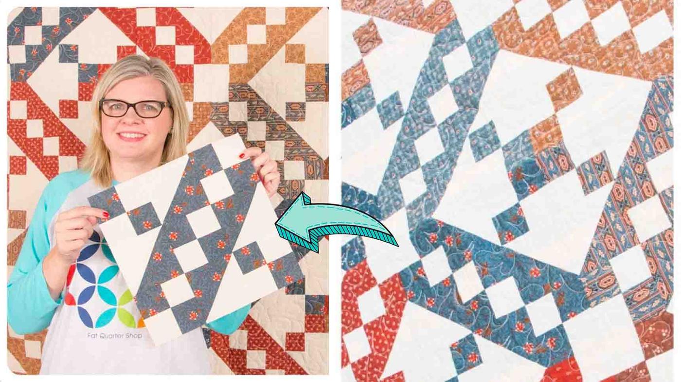 Jacob’s Ladder Quilt Block Tutorial