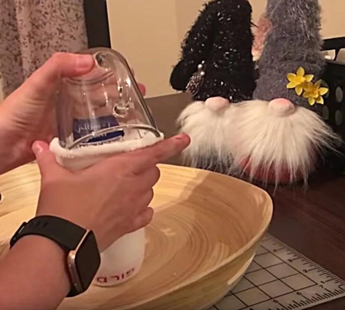 How to make a cheap DIY Sock Gnome from Dollar Tree items