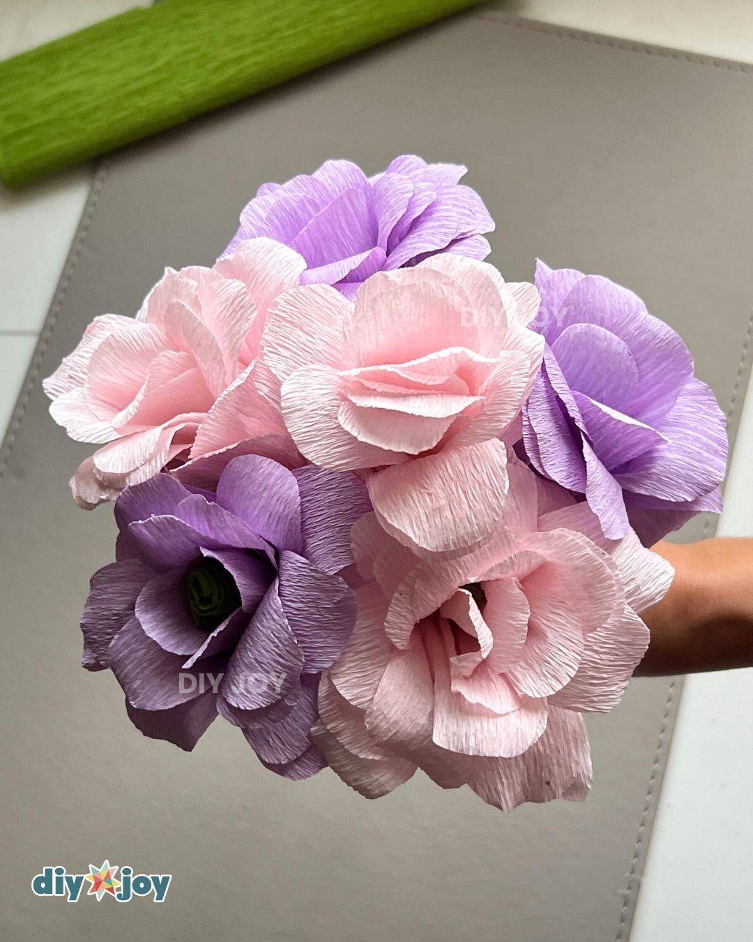 Paper Roses — crepe paper roses