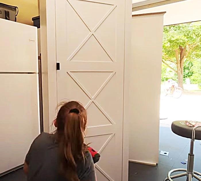 DIY Farmhouse Doors For A Cupboard