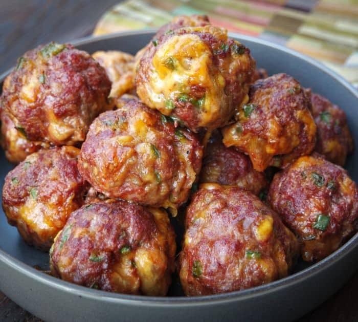 How to Make Grilled Texas Jalapeño Cheddar Meatballs