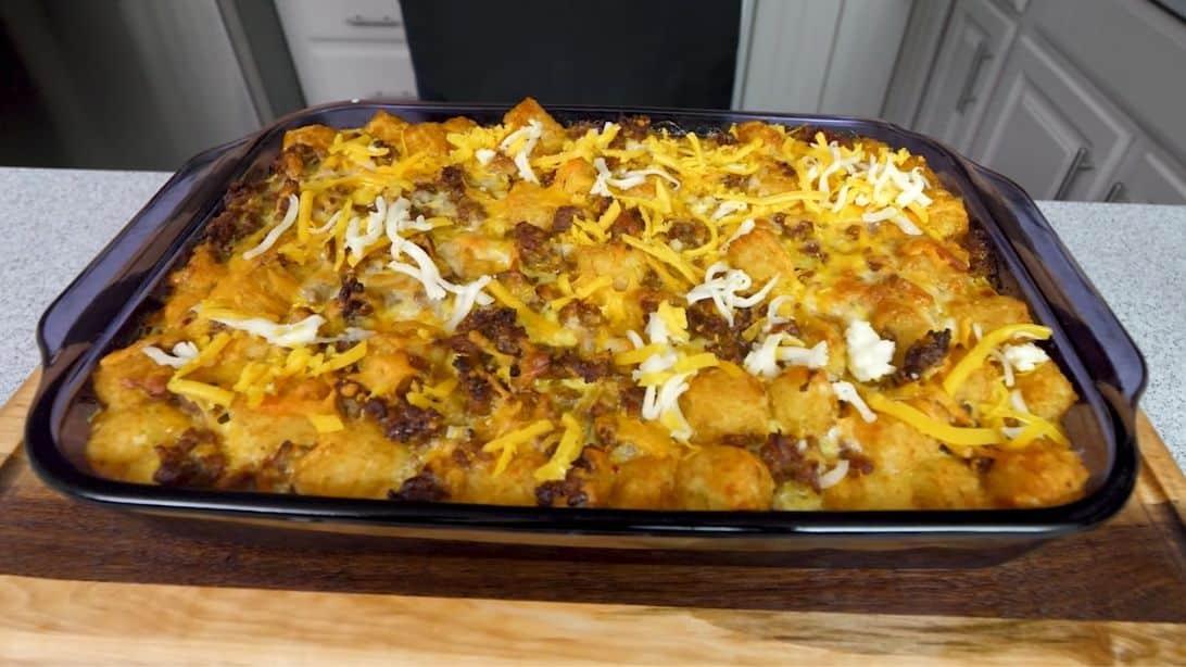 How to Make Tater Tot Breakfast Casserole