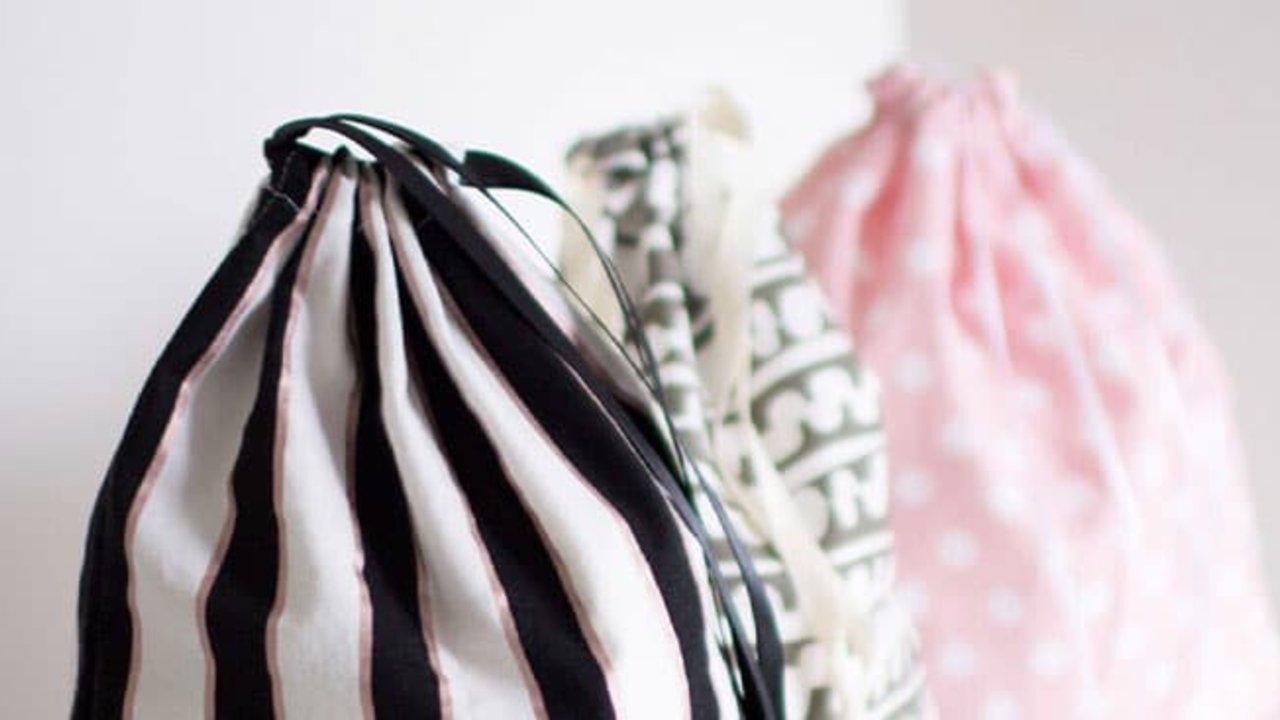 How to Sew a Drawstring Pouch