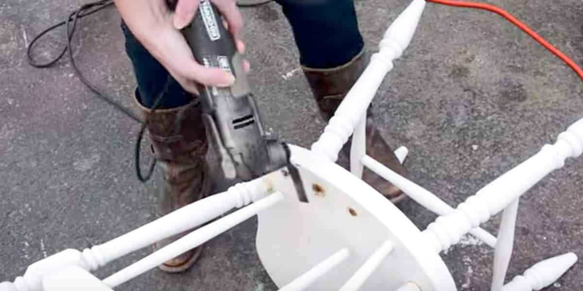 She Saws The Back Off A Chair And You’ll Have To Make One When You See What She Does!