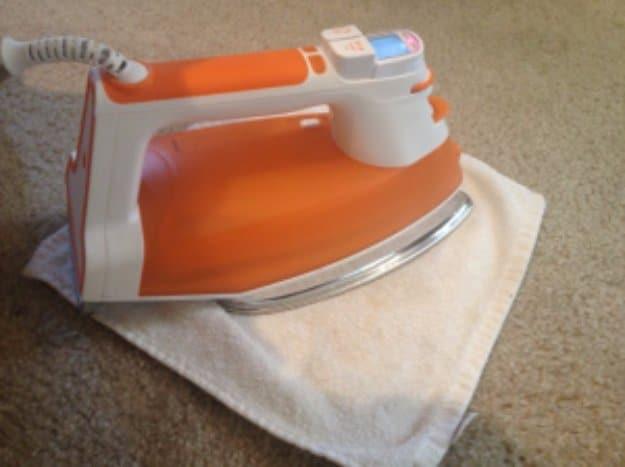 Clean Stubborn Carpet Stains with an Iron and Vinegar, a favorite pick from this roundup and an idea worth saving for later